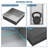 Stainless Steel Shower Niche, Brushed Nickel-931356777-931356775