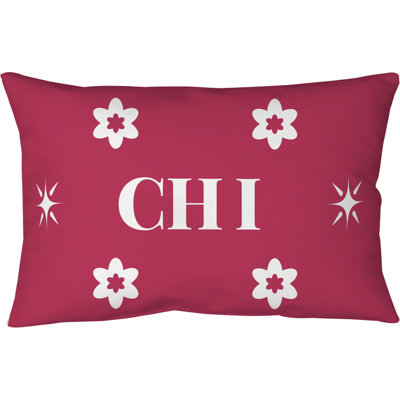 Chicago Basketball Colors Cotton Twill Pillow 20 inch x 14 inch