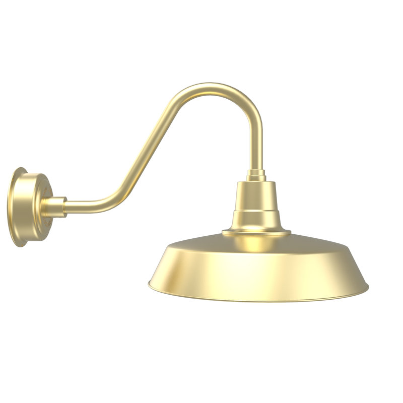 Luminaire de grange d’extérieur oldage, Green, 20" H x 21" W x 18.25" D