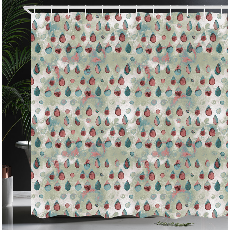 Shower Curtain with Hooks Included, Pale Khaki, 84"H x 69"W