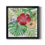 Fleurs tropicales - Peinture sur toile encadrée-1312308781-1312308783