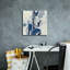 «Indigo Mosaic» par Silvia Vassileva, art mural sur toile-1253867370