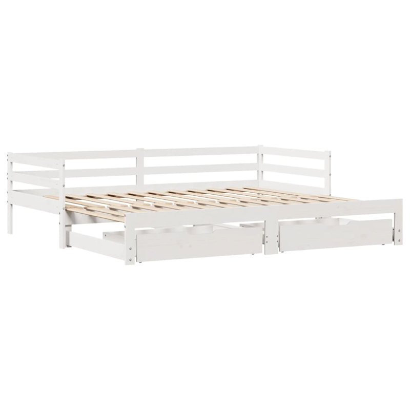 Blasingim Solid Wood Daybed, 56.5 x 193.5 cm, White