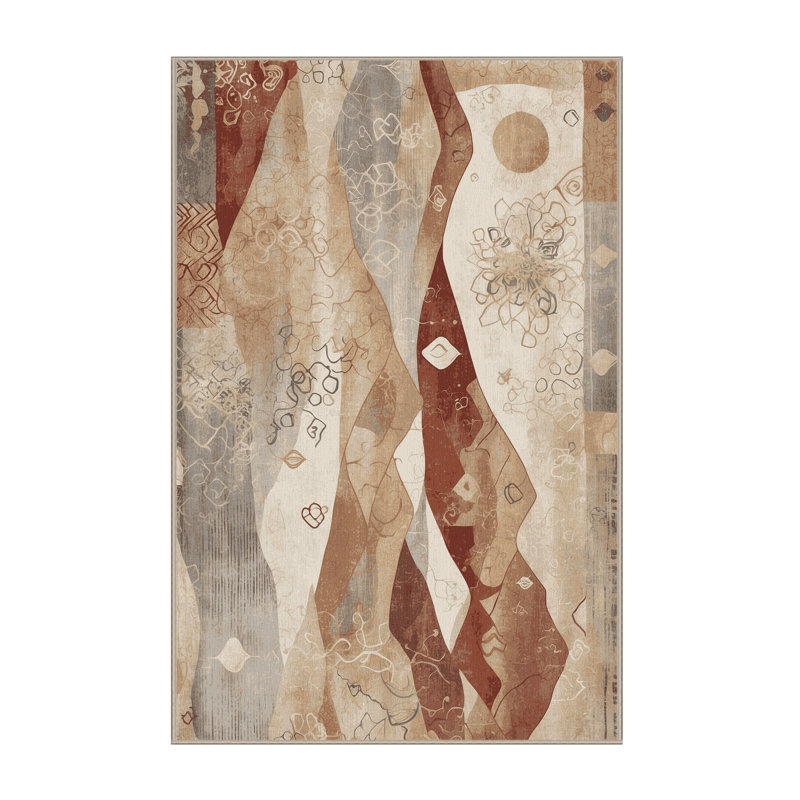 Tapis Terracotta Glow, Rectangulaire 2 pi x 3 pi