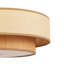 18'' Rattan Chandelier Boho Drum Chandelier, 3 - Light
