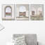 Paradise Arches Set Architecture Canvas Print by Oliver Gal, Black Frame, 16 x 20-1798372710-1798372721