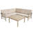 PERLA 2-PCS SOFA SET, SAND