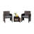 Ele 2 - Person Patio Conversation Set with Cushions-55340589