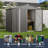 Outdoor Storage Shed 8 X 6 Ft With Metal Base Frame-105300092