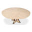 Tower Round Solid Oak Dining Table-75254762