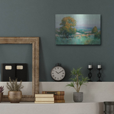 Latitude Run® 'Hilltop Oak' by Danhui Nai Metal Wall Art