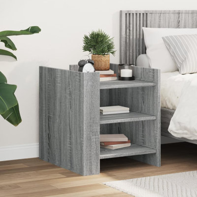 Quantavius 45cm W Manufactured Wood Bedside Table