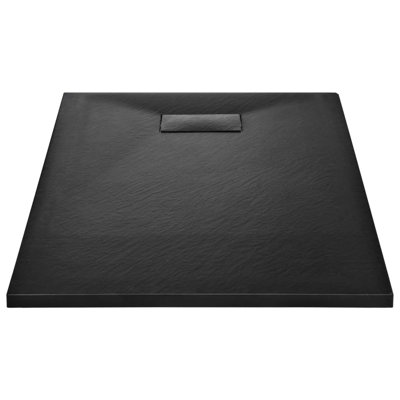 VidaXL Shower Base Pan with Center Drain Shower Tray Bath Pan SMC Rectangular