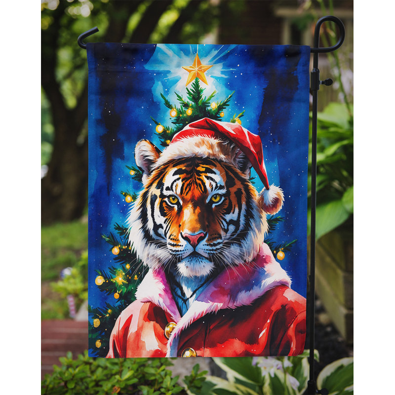 Drapeau de jardin de Noël, Tigre