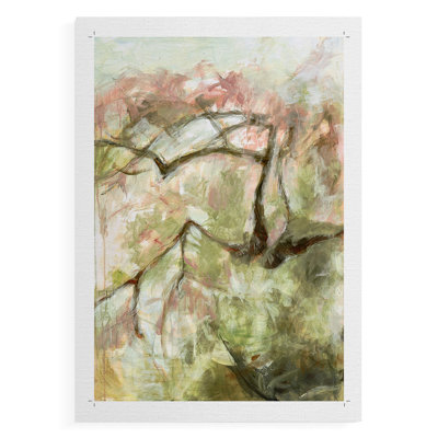 Spring Diptych I - Impression sur toile seulement - NON-CADRE