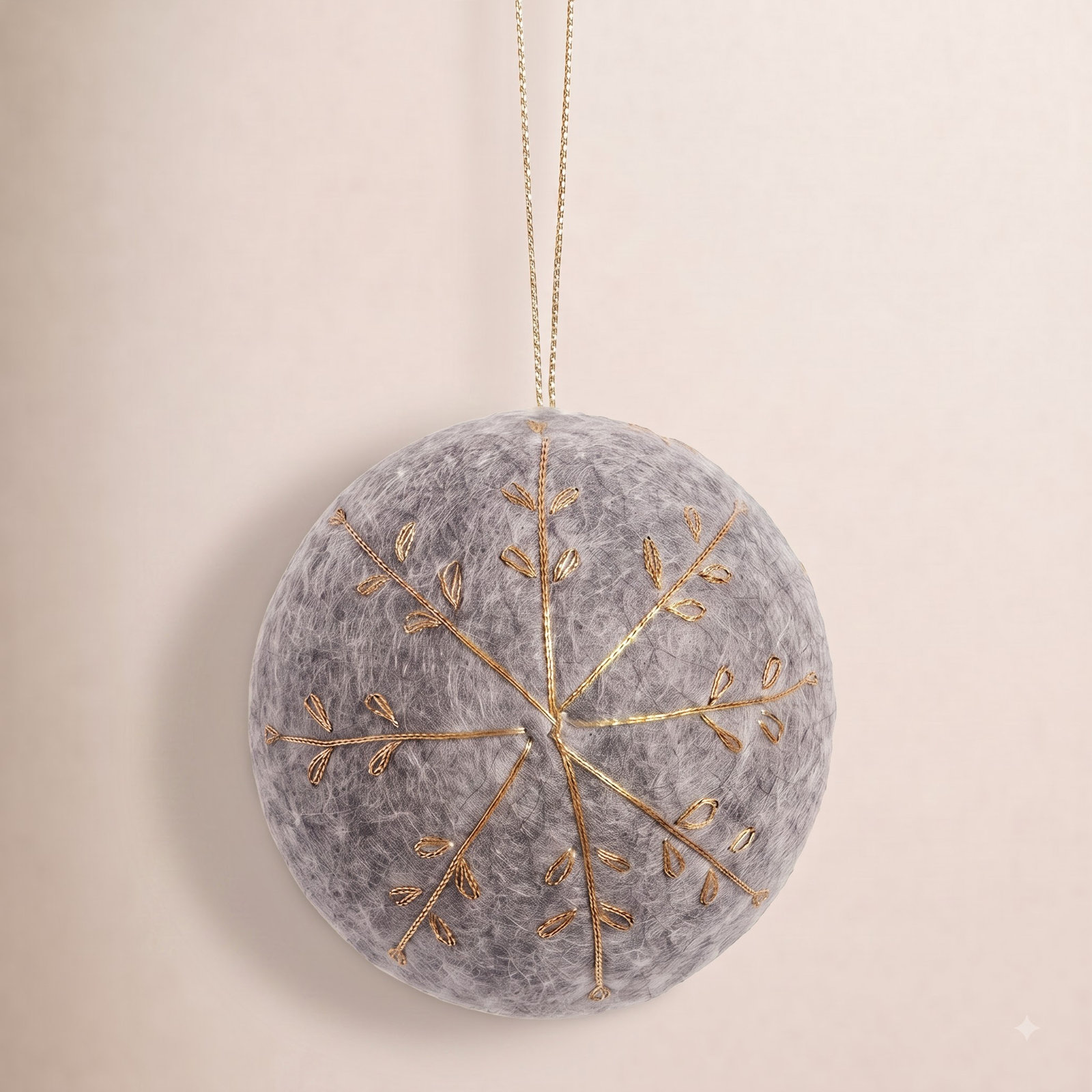 3" Bauble, White