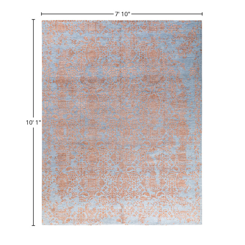 Overdyed One-of-a-Kind 7' 10" X 10' 1" Area Rug