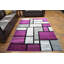 Tapis mauve à motif géométrique Mccampbell-28997928