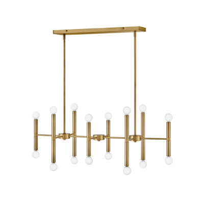 Jamir 16 - Light Dimmable Modern Linear Chandelier