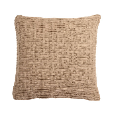 Geometrical Knit Geometric Pillow Cover