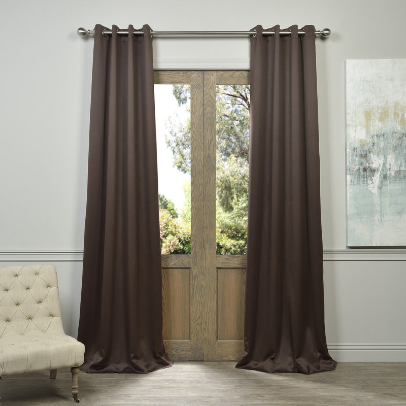 Rideaux obscurcissant de pièce pour le salon - Rideaux de chambre à coucher pour rideaux à panneau simple de grande fenêtre