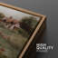 "Vintage Pastorale Solitude Cottage au milieu d'illustrations de fleurs sauvages champêtre français rustique"-101463227-101463226