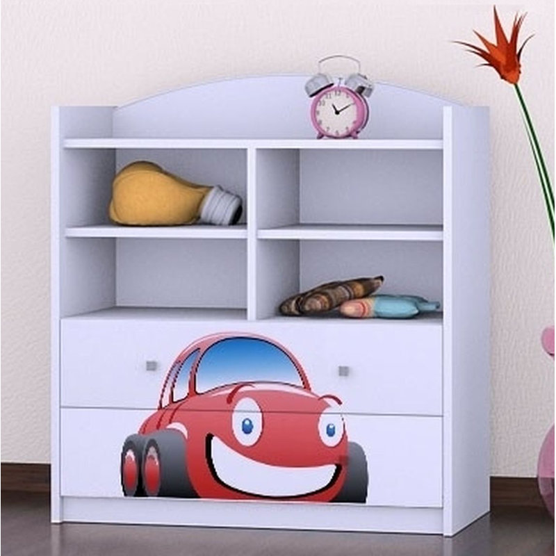 Summer 96cm H X 86cm W Transportation Kids Cube, White