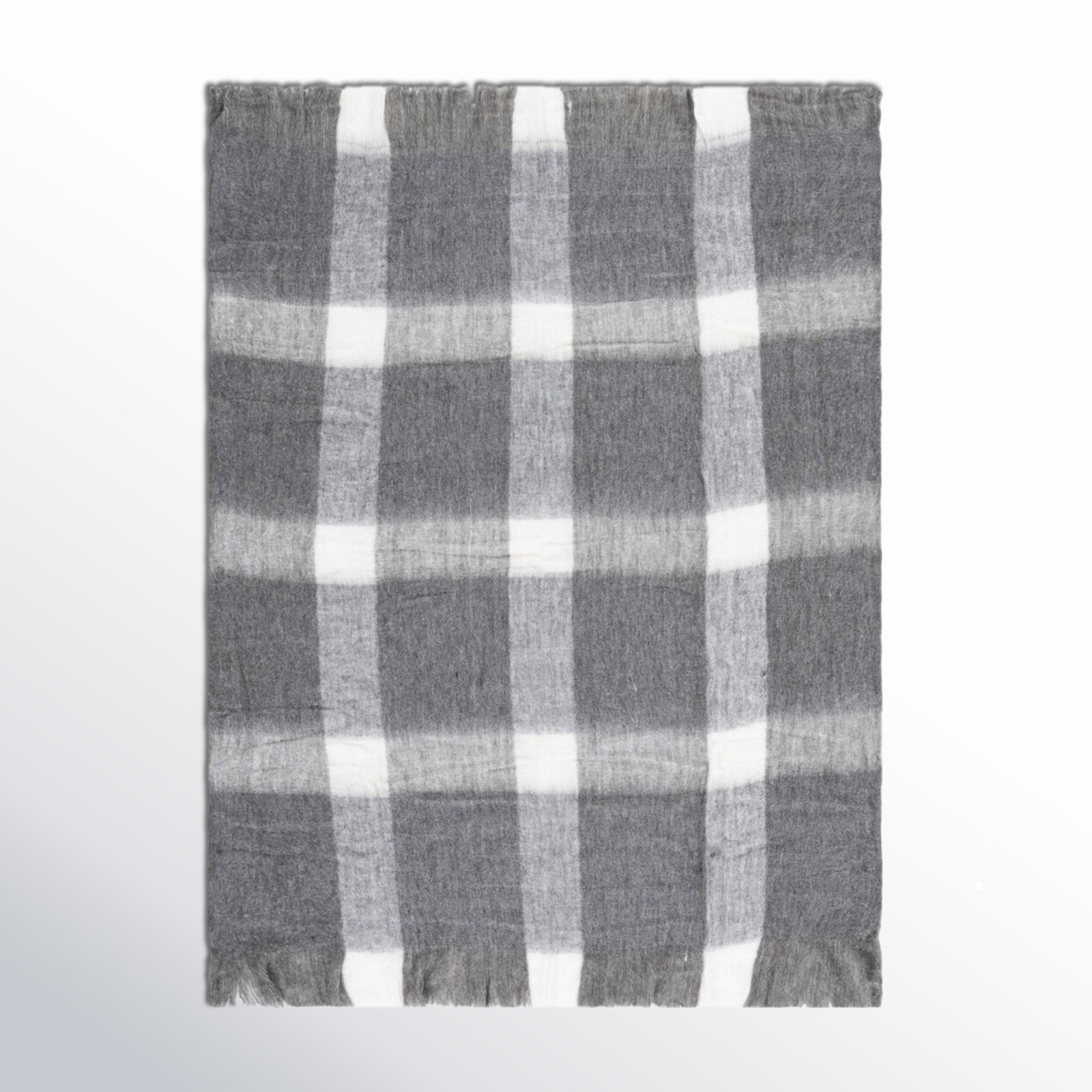 Santorini Knit Wool Throw Blanket