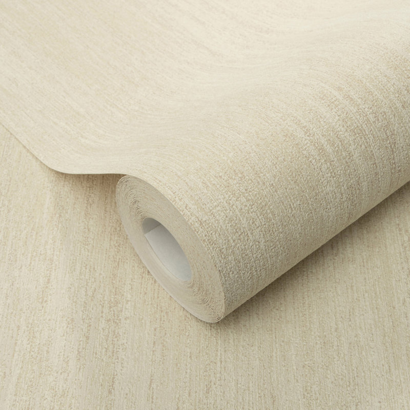 Papier peint texturé Solano, Beige