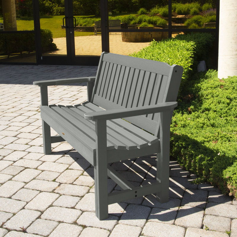 Banc de jardin en plastique Lunz, Teck côtier
