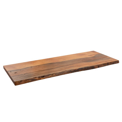 48 po x 16 po X 1,25 po Console en bois massif Live Edge
