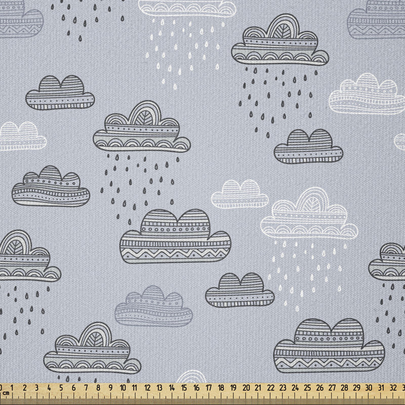Tissu de pluie Ambesonne par The Yard, l 36" x L 72"
