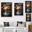 Bondville Égypte, majestueuses pyramides III, reproduction d'art sur toile-545938304-545938305