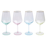Rainbow Handmade Wine Glass