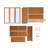 20 Pair Bamboo Shoe Cabinet With Doors