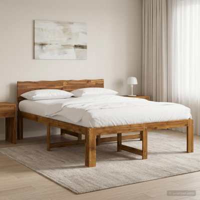 Solid Wood Bed Frame