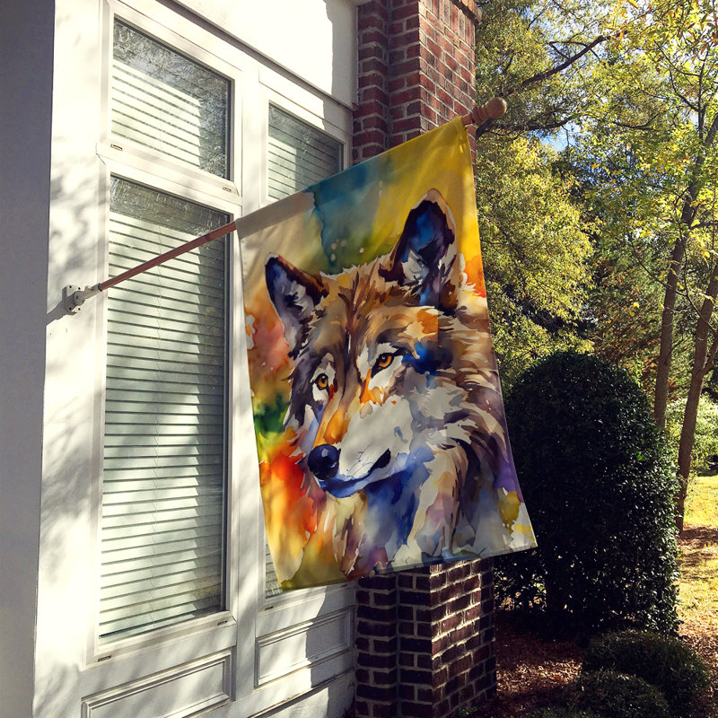 Drapeau Wolves Wolf House