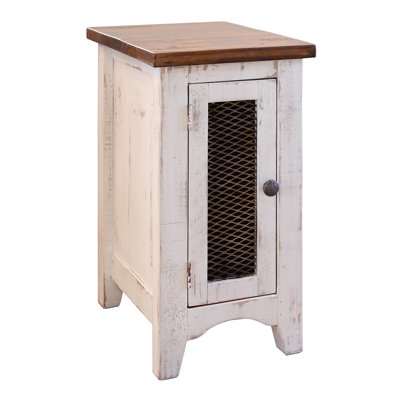 Dansby 1 Mesh Door Accent Cabinet