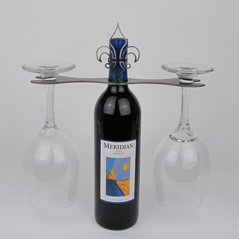 Bottle Stopper, Natural Steel Lazcquered