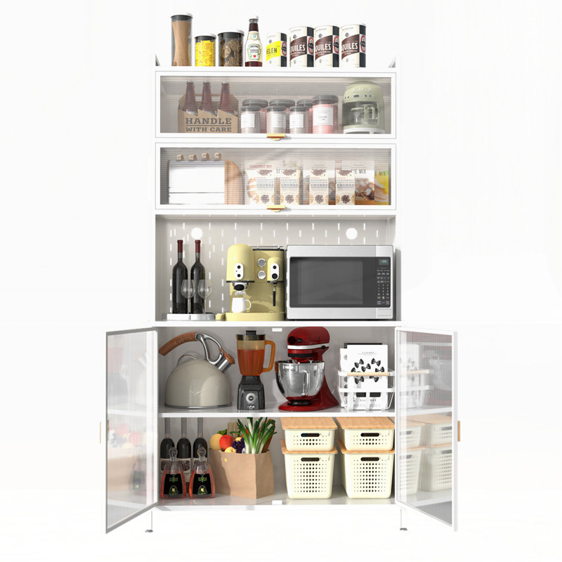 73'' Tall Kitchen Pantry Cabinet, White