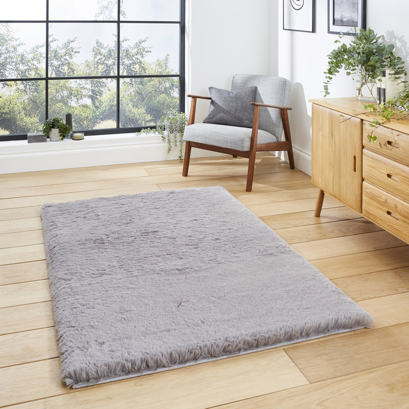 Talton area rug Table Tufted Rectangle Grey, Rectangle 60cm x 120cm