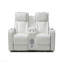 Causeuse inclinable, blanc-2103663577