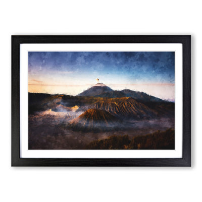 Mount Bromo in Indonesia - Picture Frame Painting