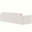 Canapé modulaire moderne de 109 po, canapé en forme de L en tissu Teddy, canapé d'angle 3 places, canapé rembourré moderne avec méridienne et coussins pour le salon, aucun assemblage requis-1450250757