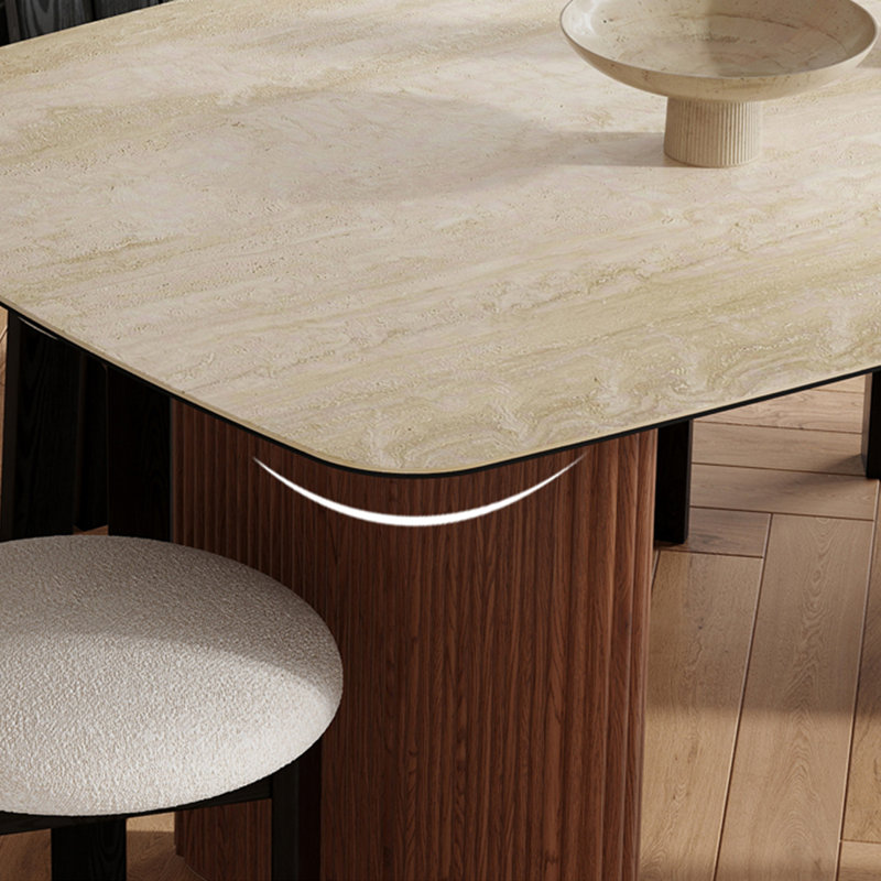 Ensembles de table de salle à manger Vintage, H 29,53 po x L 62,99 po x l 31,5 po