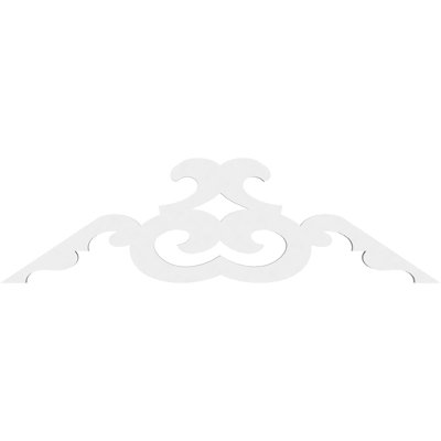 Benson Signature Urethane Gable Pediment, Primed Tan