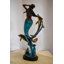 Statue en bronze 13 po x 9 po x H 31 po Irianna