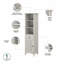 Ensemble de meuble-lavabo double avec miroir -577371304