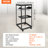 38.7'' H x 23'' W AV Cart