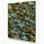 "Watercolor Botanical 83", art mural sur toile verte